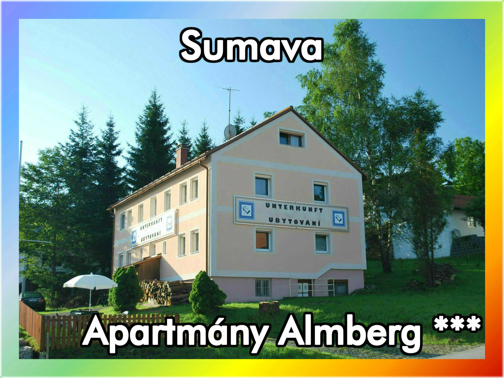 Apartmány Almberg*** (Bavorský les - skiareál Mitterdorf)